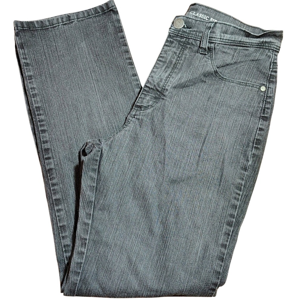 Lee Platinum Label Women's Classic Fit Dark Gray Jeans Size 10 Short‎ dark